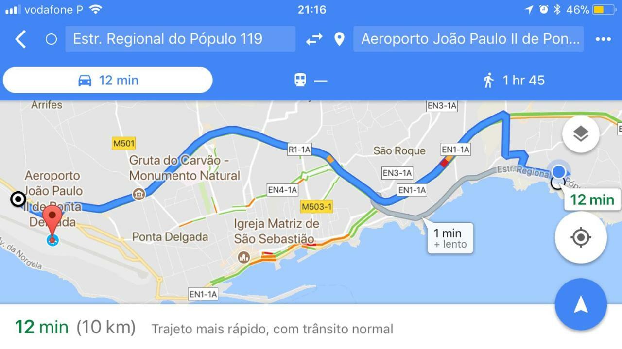 Ponta Delgada Cosy Studio Azores Beach מראה חיצוני תמונה
